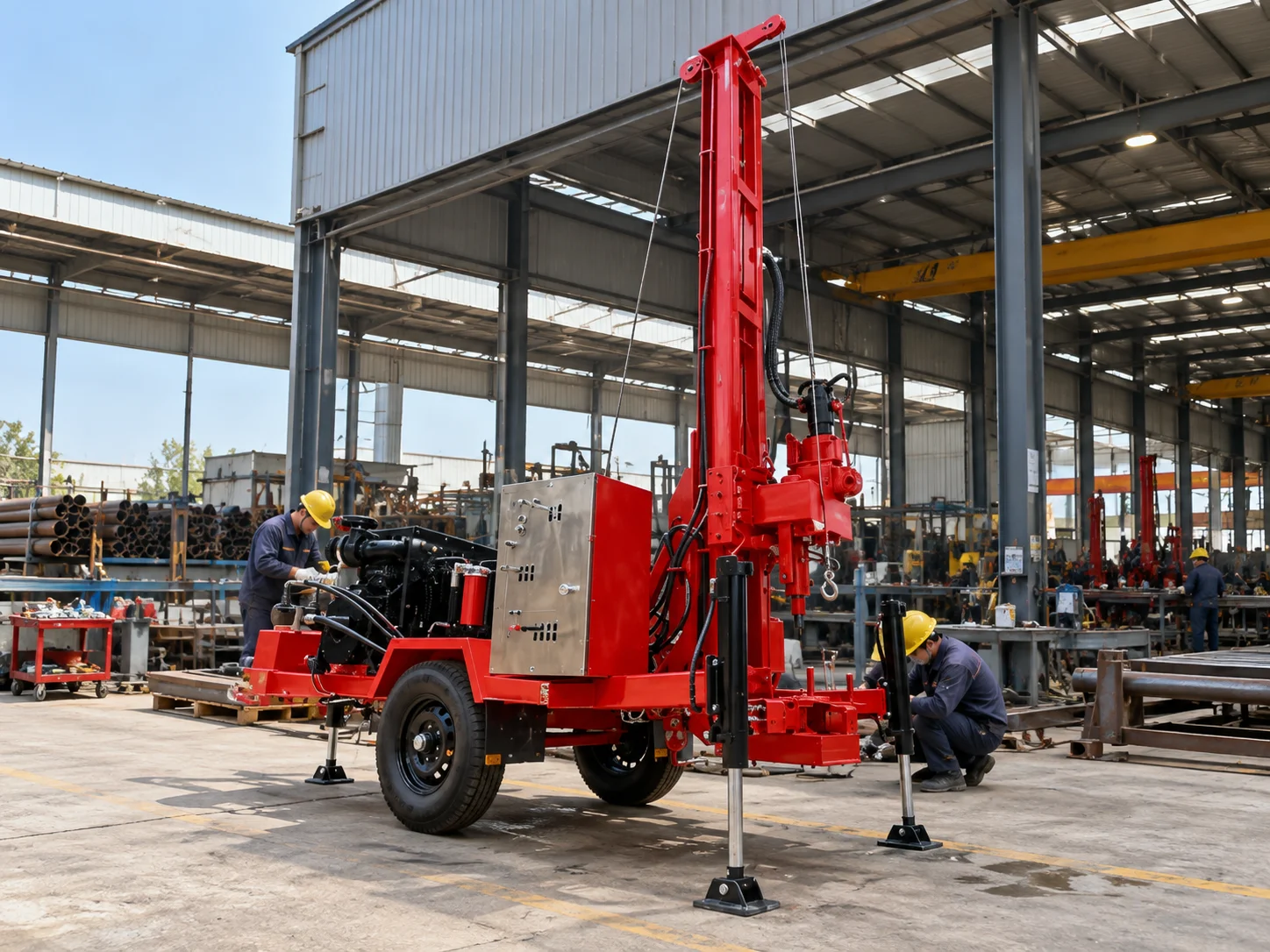Falcon Core Industries LLC manufactures Geotchnical Rigs in the UAE